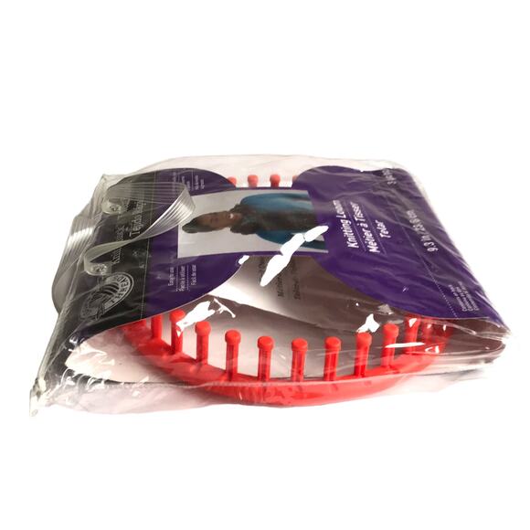 Loops & Threads Knit Quick 9.5" Round Knitting Loom Kit Hat Maker Set - Picture 11 of 16